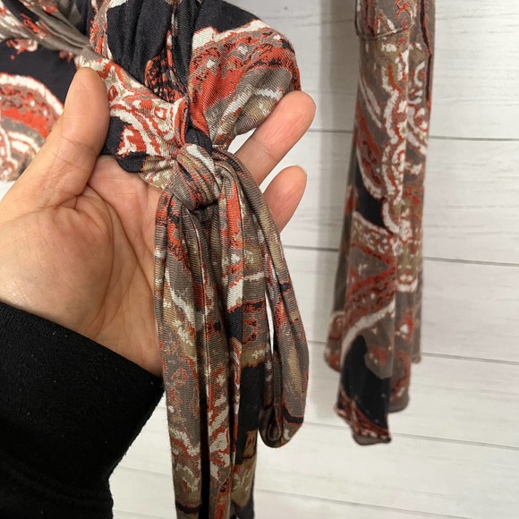 Free People Fiona print top surplice - Picture 2 of 6